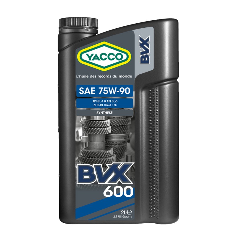 BVX 600 SAE 75W-90 вече и в 2л опаковка...