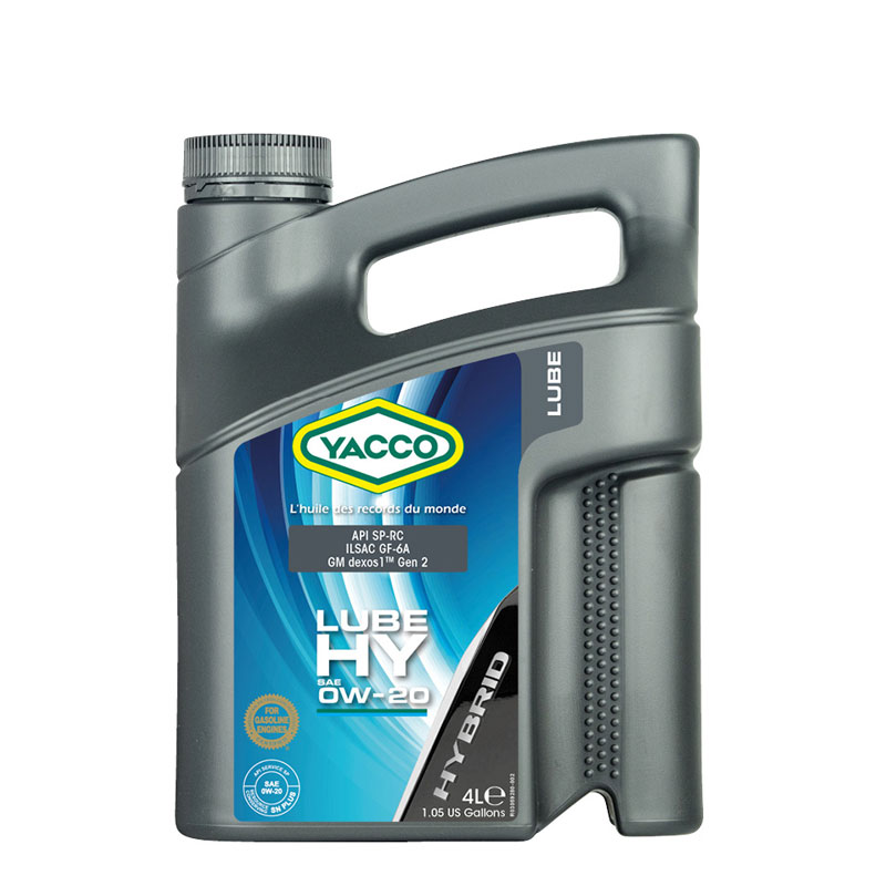 Флагманът на YACCO LUBE HY SAE 0W-20 вече и в 4л опаковка...
