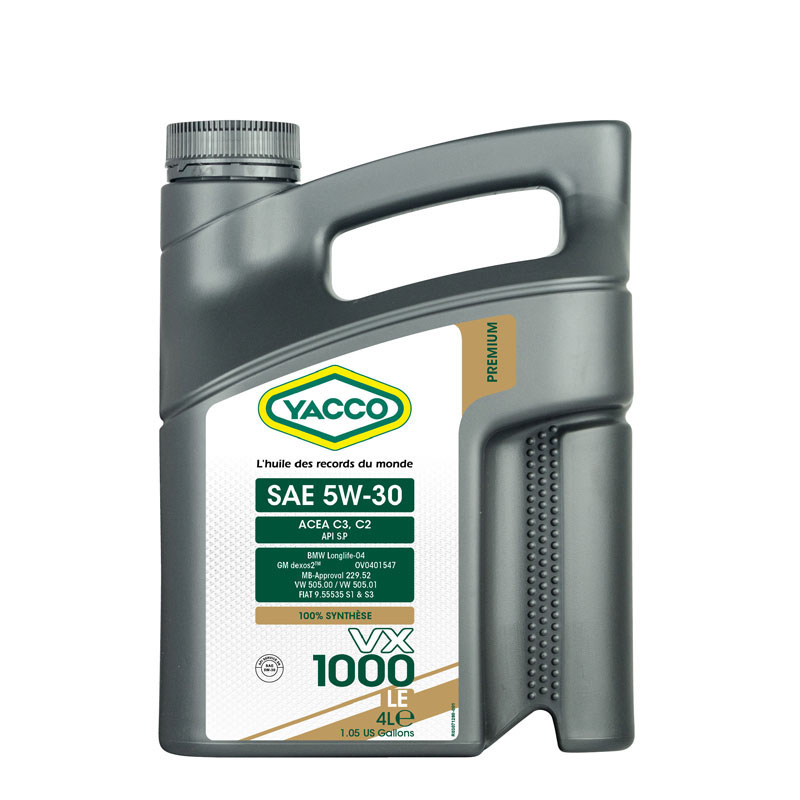 VX 1000 LE SAE 5W-30 вече и в 4л опаковка...