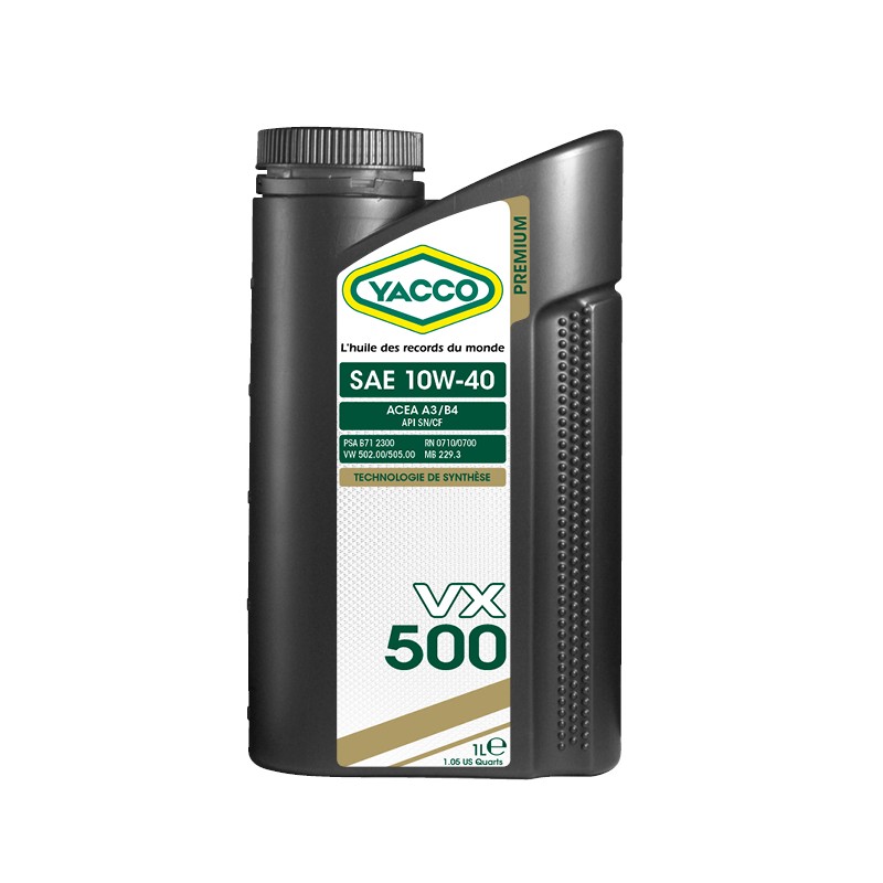 YACCO VX 500 SAE 10W-40 1л.