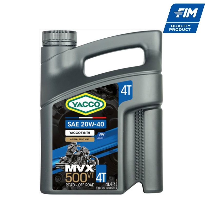 YACCO MVX 500 4T VT SAE 20W-40 4л.